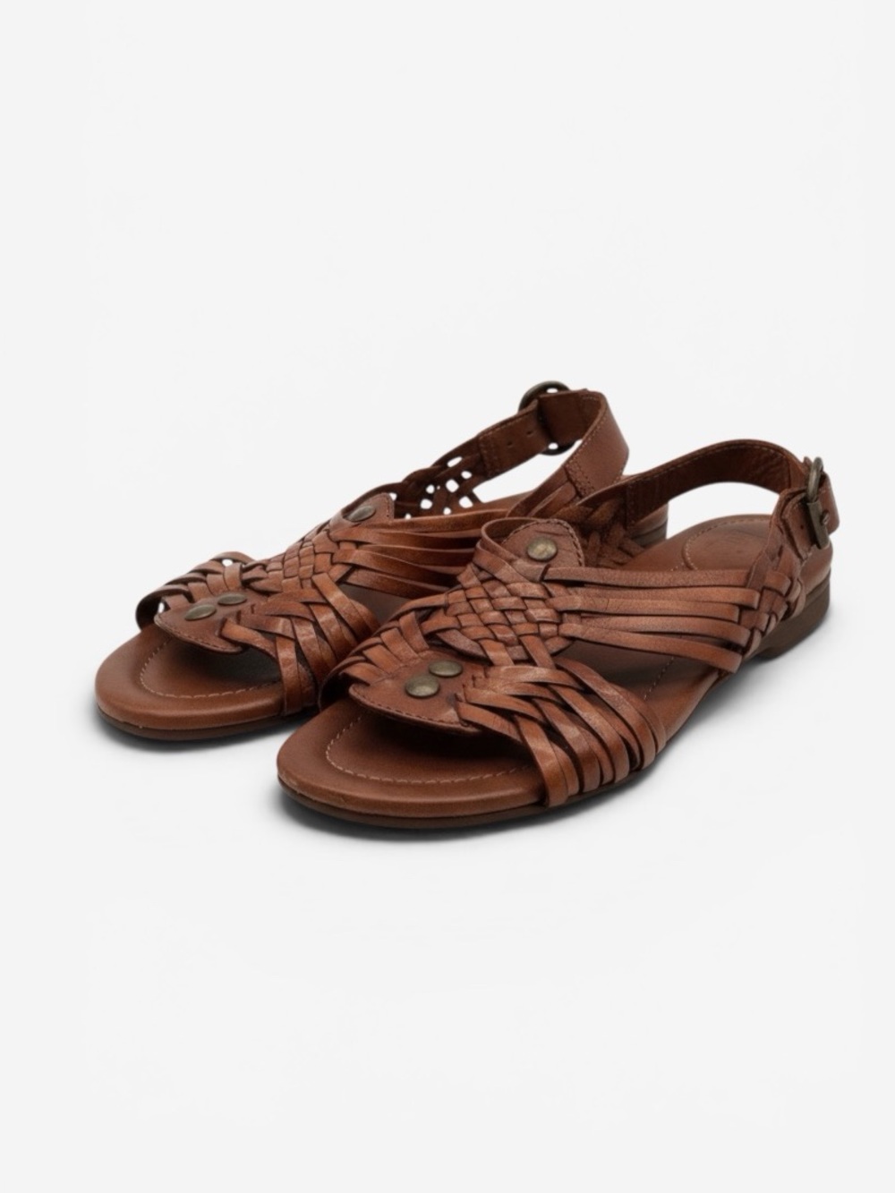 Frye Jacey Huarache Slingback Leather Sandals
